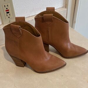 Lucky Brand Tan Ankle Booties